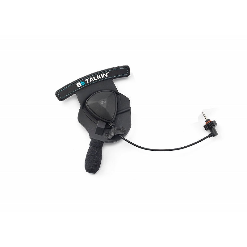 Bb Talkin Single Sided Helmet Speaker Pad with Microphone