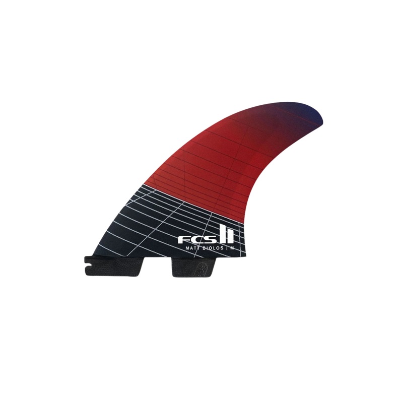 FCS - FCS II MATT BIOLLOS - PC CARBON - RED - M - 3FINS
