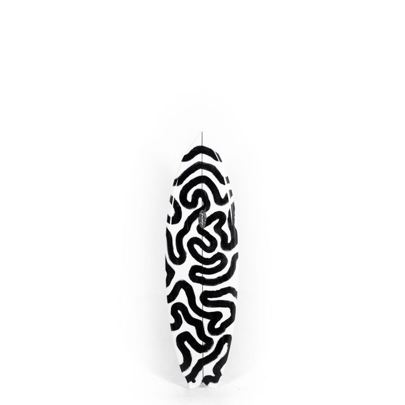 Pukas Surfboard - Mustache by David Santos - 5'10" x 20.20 x 2.56 - 33.40L - DS00746