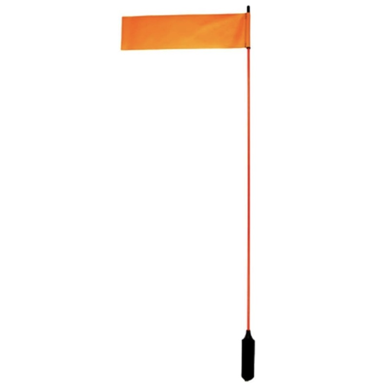 VISIFlag, 52in tall mast with flag, Mighty Mount / GearTrac ready