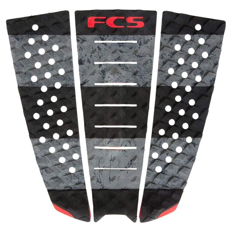 FCS Jeremy Flores 3 Piece Deck Pad - Stealth