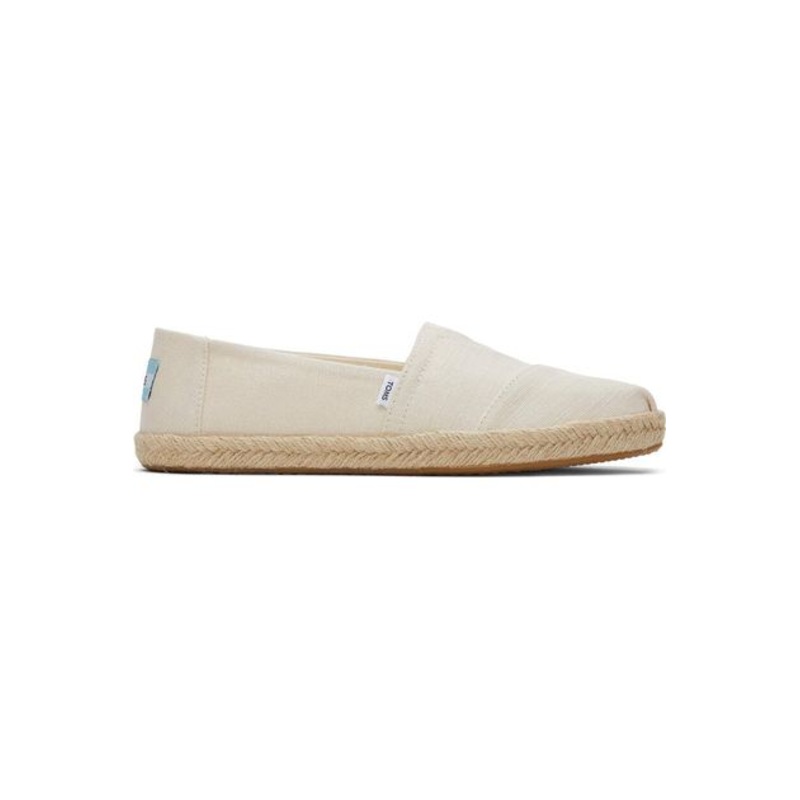 Toms Footwear Alpargata Recycled Cotton Rope Espadrille Natural