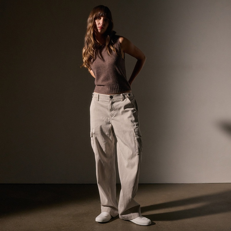 Army Cotton Slub Cargo Pant - Salt Pigment