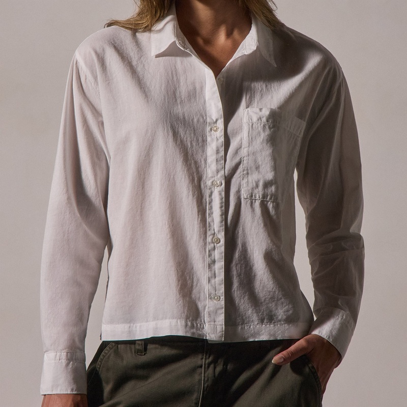 Long Sleeve Light Shirt - White