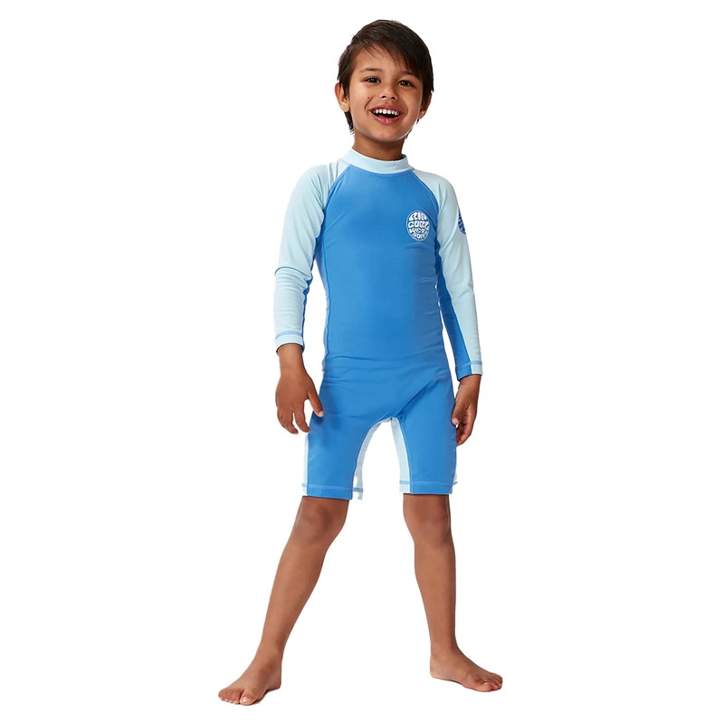 Rip Curl Boy's Icons UV Brushed Long Sleeved Suit  - Blue Gum