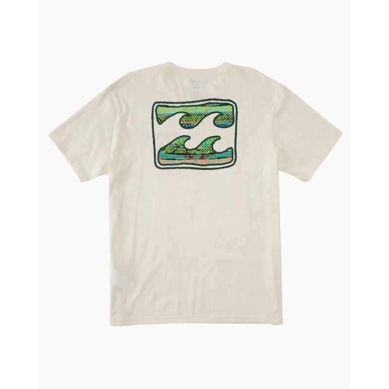 Billabong Toddler Crayon Wave Tee-Off White