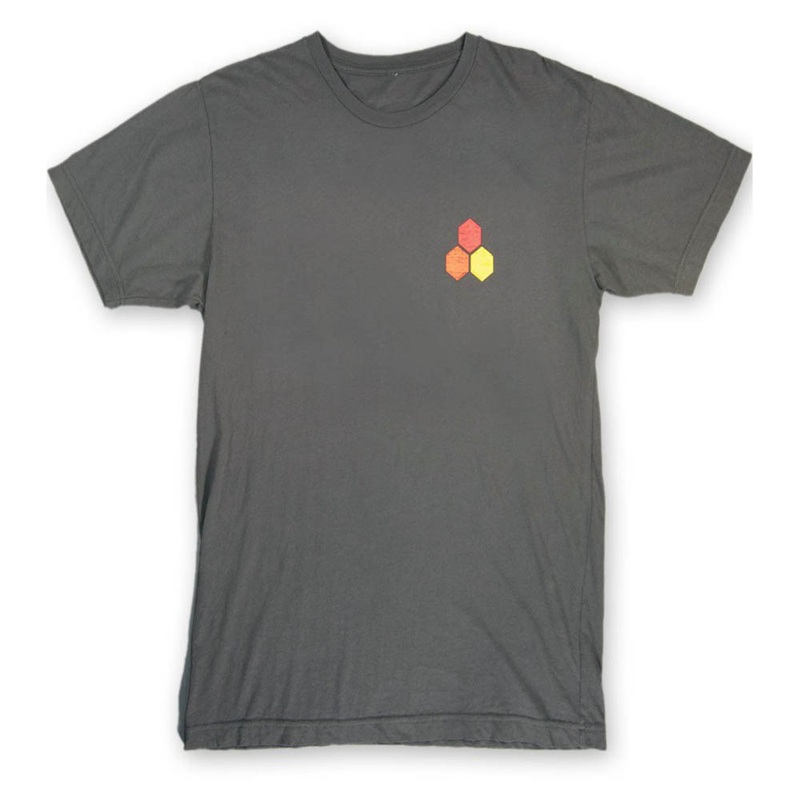 Channel Islands Curren Distressed Hex Tee - Black