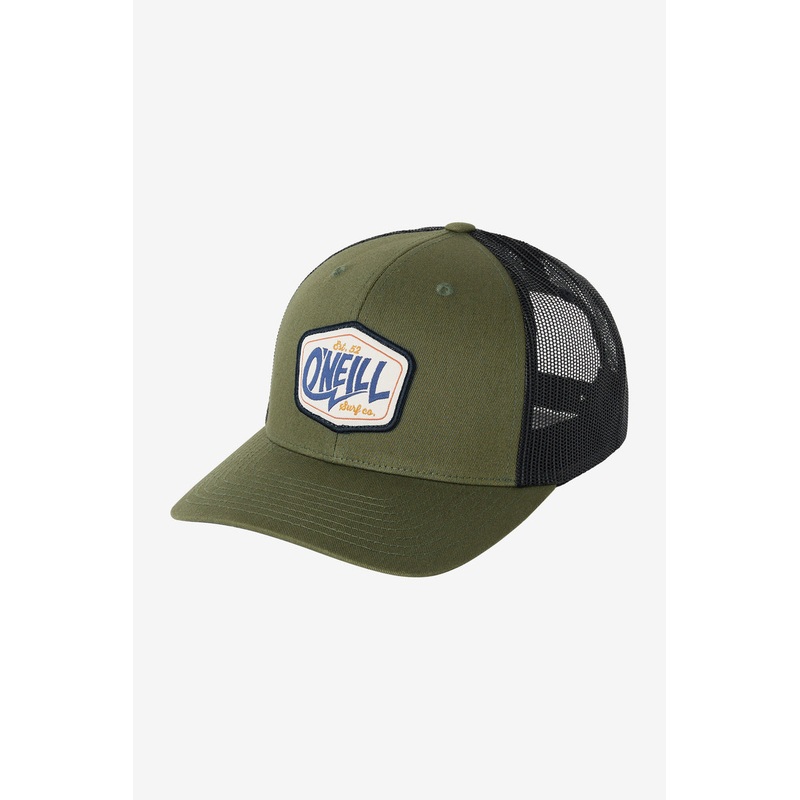 O'Neill Stash Trucker Hat-Drk Olive2