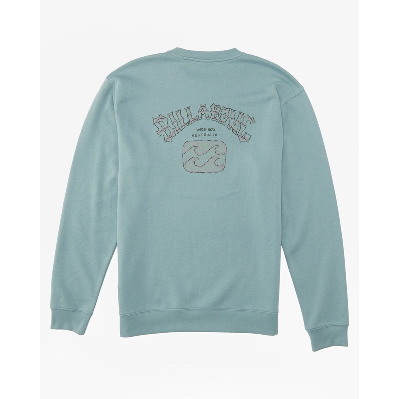 Billabong Short Sands Crew Sweatshirt-Washed Blue