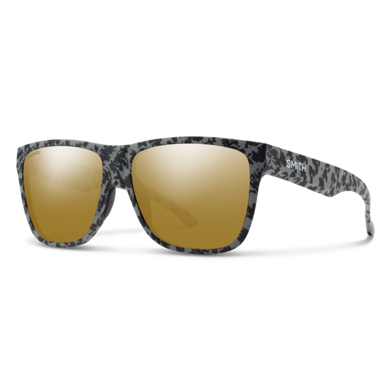Smith Lowdown XL 2 Sunglasses-Matte Gray Marble/ChromaPop Polar Bronze Mirror