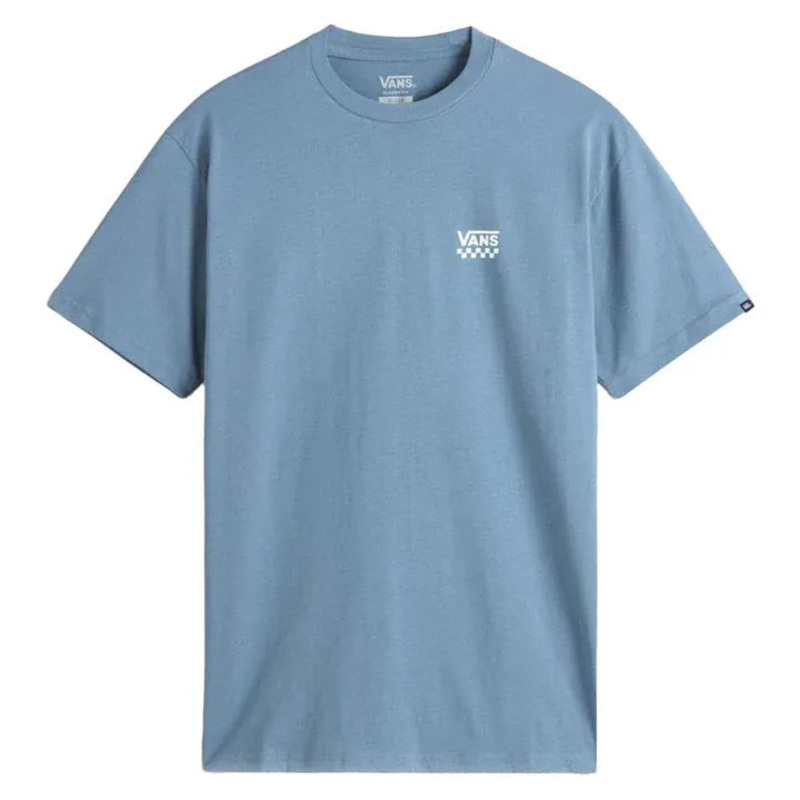 Vans Left Chest Logo II Short Sleeve Tee - Bluestone