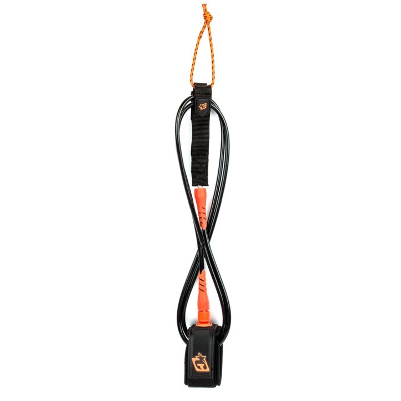 Creatures Pro Leash-6' x 9/32"-Black/Orange