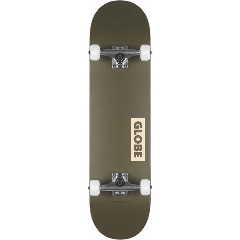 GLOBE GOODSTOCK COMPLETE SKATEBOARD - FATIGUE GREEN 8.25