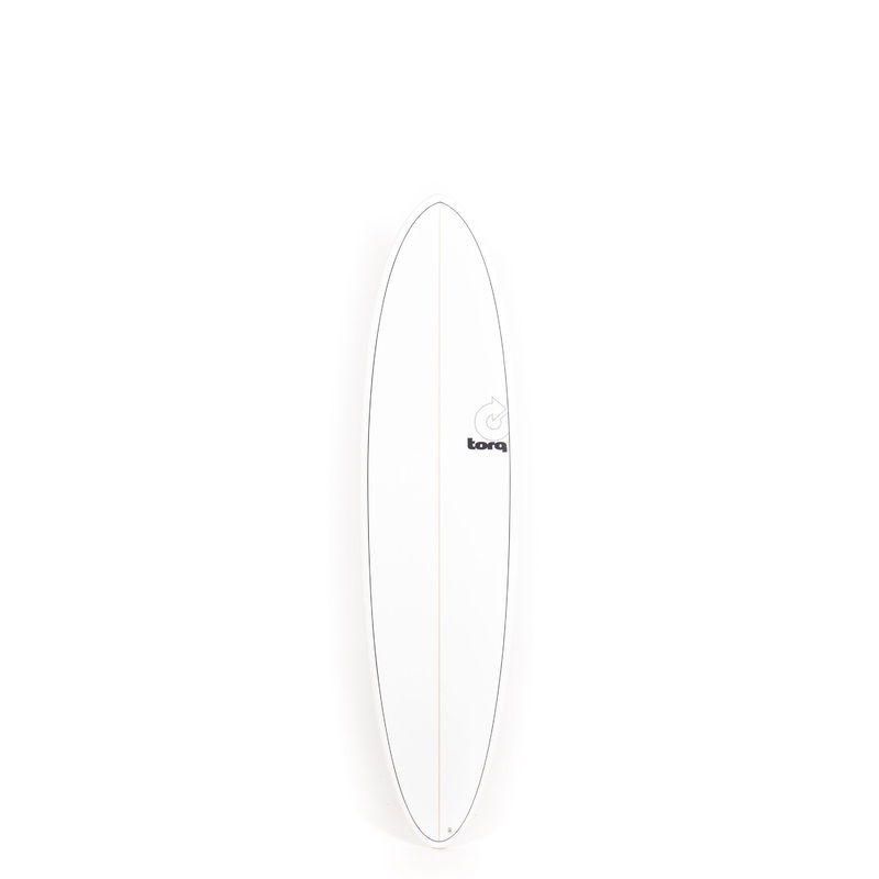 Torq Surfboards - FUN - White Pinline - 7'2" x 21 1/4" x 2 3/4" - 47.2L