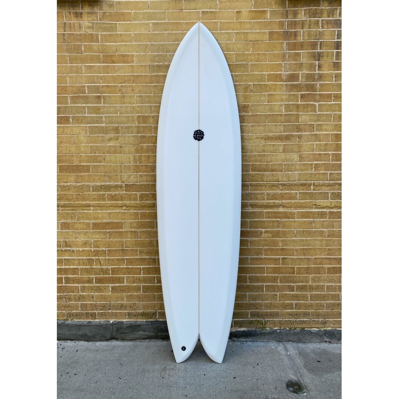 7'0" Peterson Surfcraft Long Fish - Clear Volan