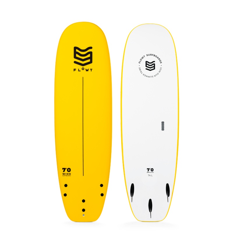 Flowt Standard Wide Soft Top 7'0"-Yellow