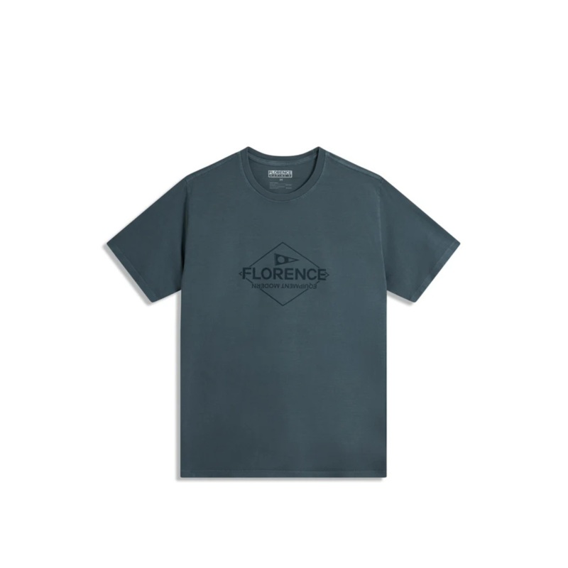 Florence Marine X Florence Flag T-Shirt Sea Blue