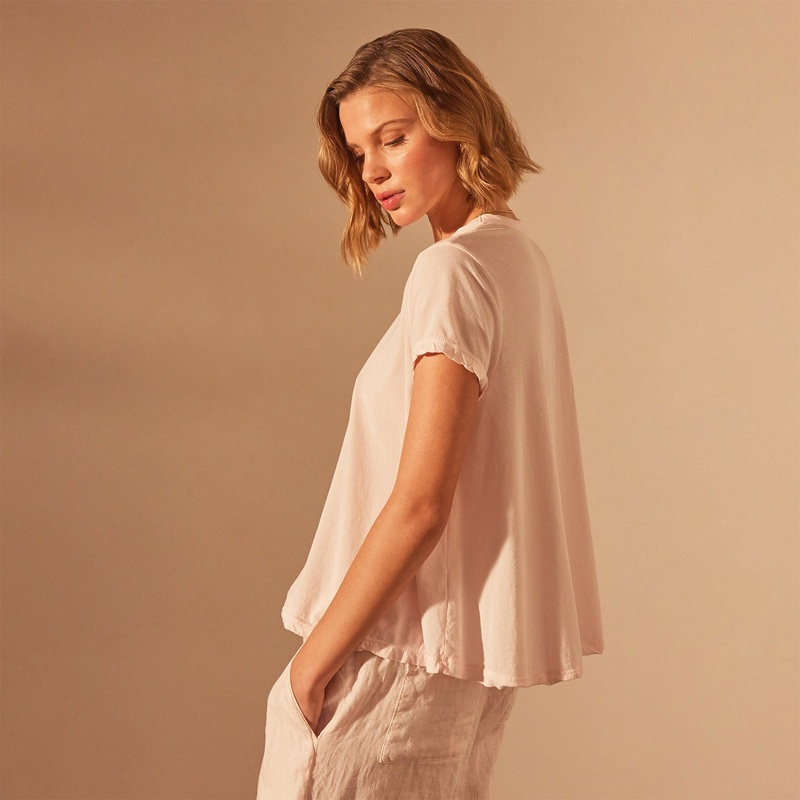 High Gauge A Line Tee - Zephyr