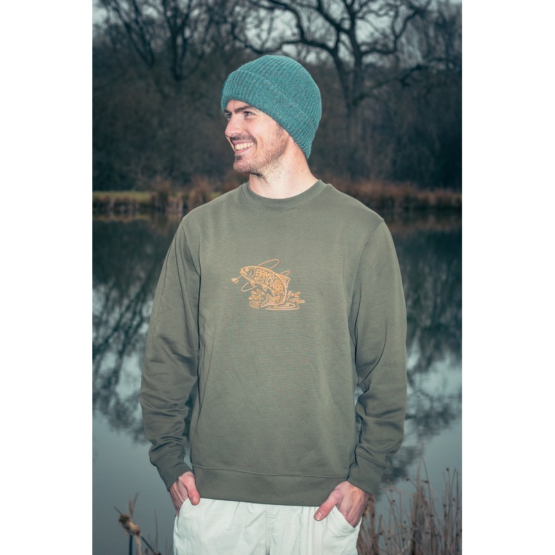 BamBooBay Merlin Crew Sweatshirt Khaki