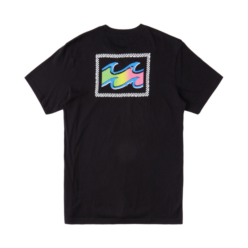 Billabong Boy's Crayon Wave Tee-Black