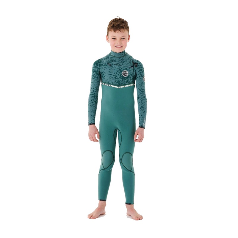 Rip Curl Boys Flashbomb 3/2mm Chest Zip Steamer Wetsuit