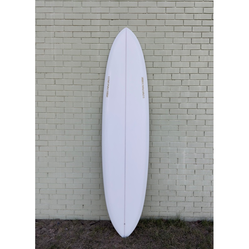 7'10" Lovemachine Surfboards Thick Lizzy - Semi Opaque White