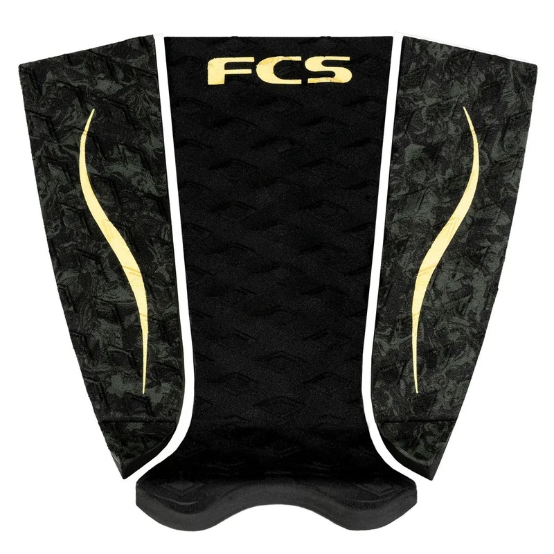 FCS Carissa Moore Deck Pad - Black/Gold