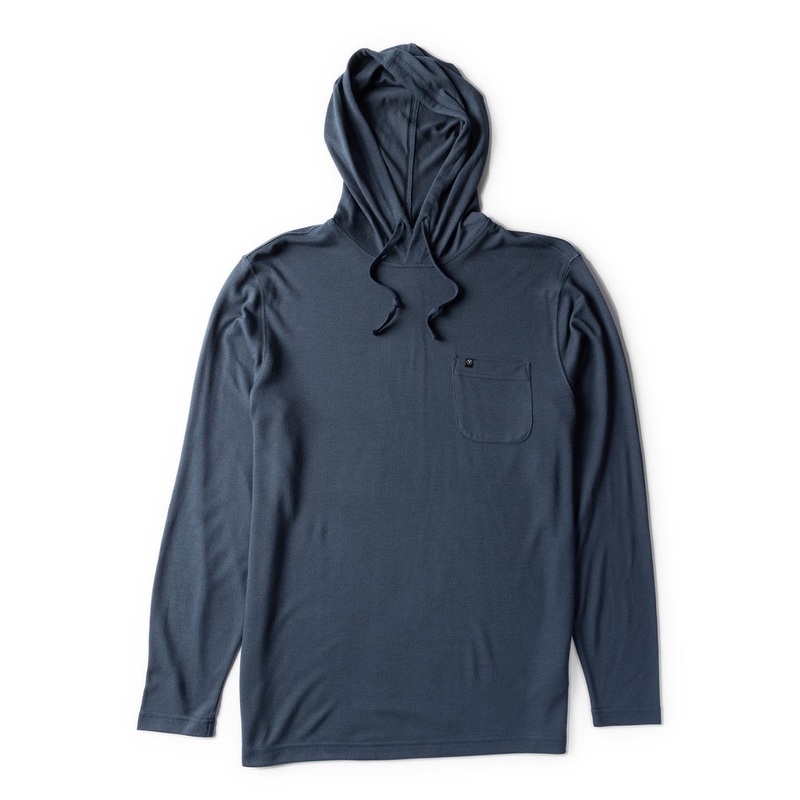 Vissla Bonfire Knit Pullover L/S Shirt-Midnight