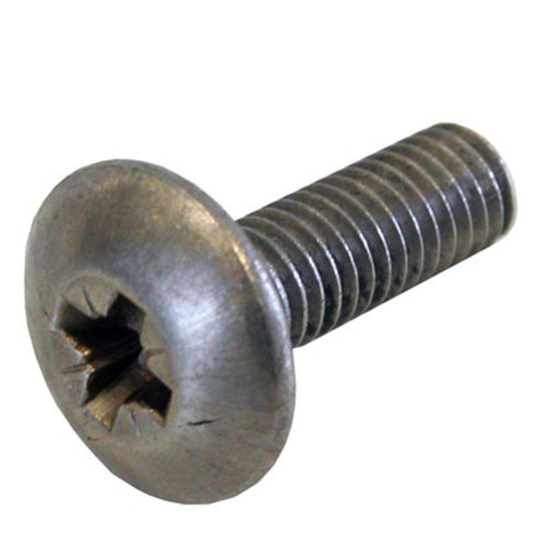 M6 x 25 Large Head Pan Pozi
