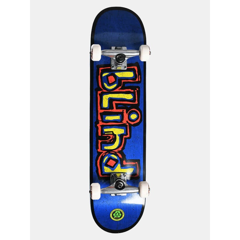 BLIND OG BOX OUT FP PREMIUM 7.625" COMPLETE - BLACK / BLUE