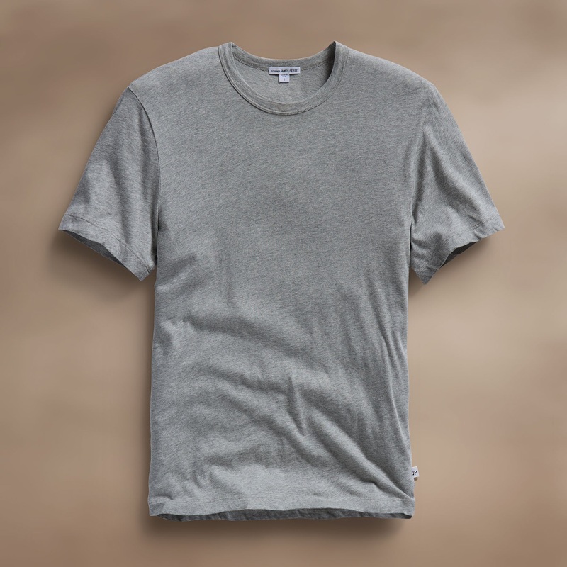 Short Sleeve Crew Neck - Heather Grey