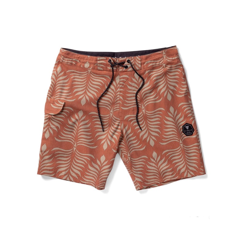 Vissla Island Impressions 17.5" Boardshorts-Terracotta