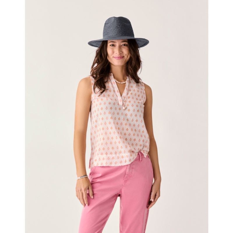 Carve Designs Dylan Tank-Pink Batik