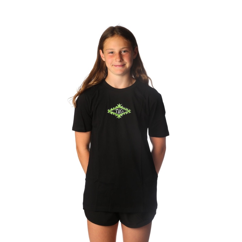 Tiki Tribal Mini T-Shirt Black