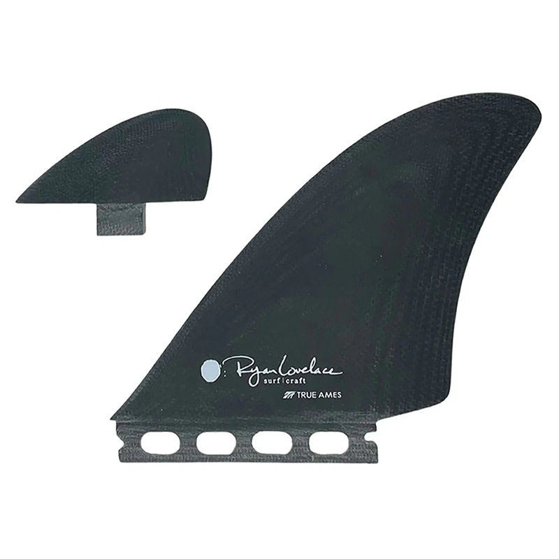 True Ames FM Twinzer Fin Set - Black