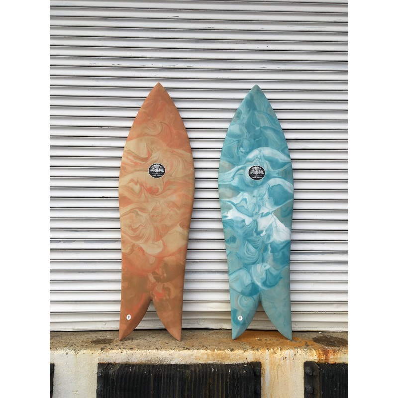 5'9" Mick Mackie Deep Side Cut Fish w/ Fins