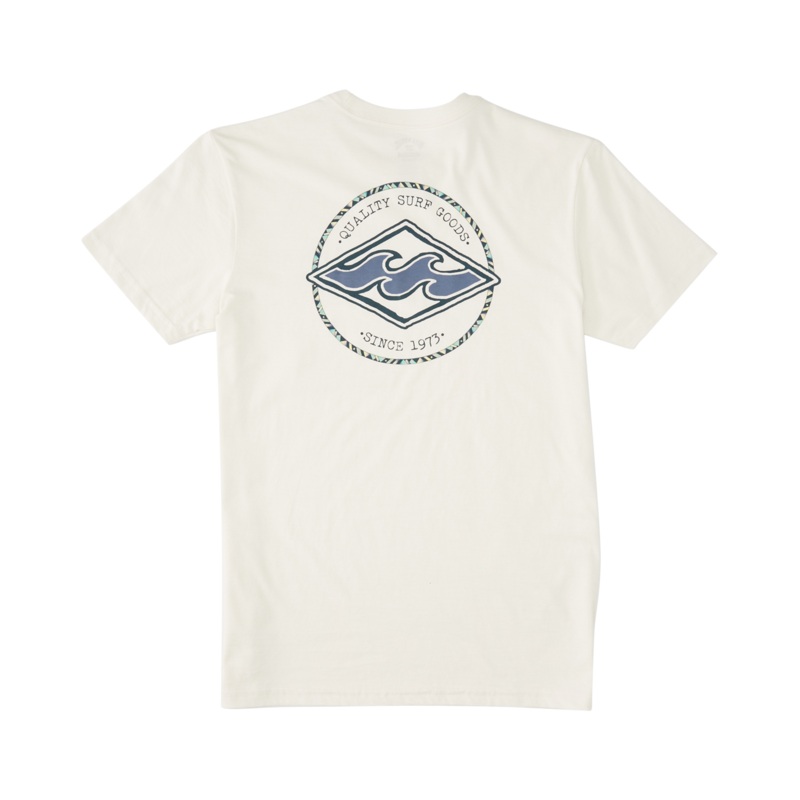 Billabong Boy's Rotor Diamond Tee-Off White