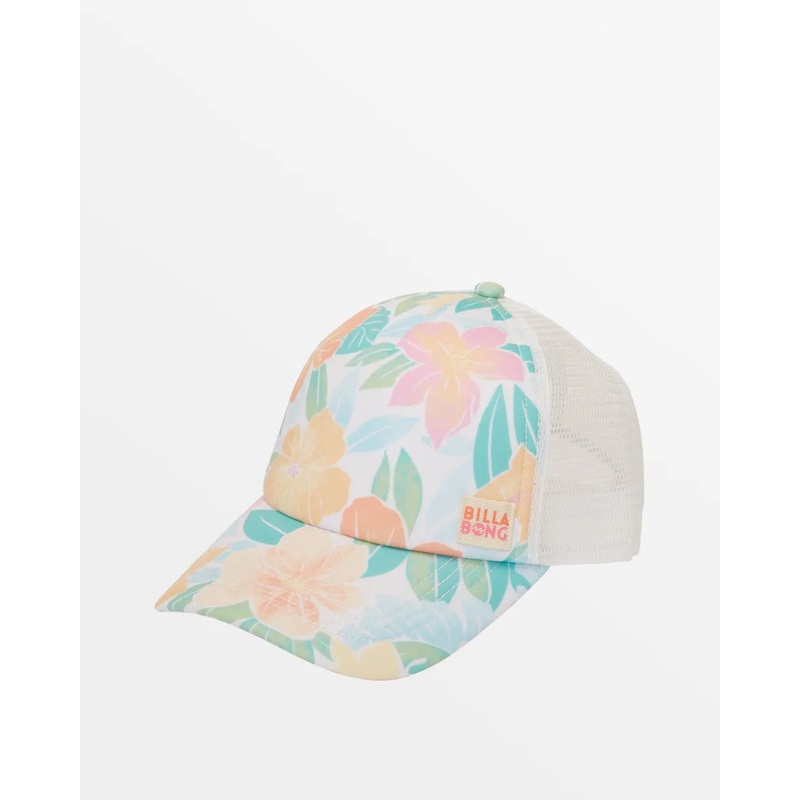 Billabong Girls Shenanigans Hat-Green Tropics