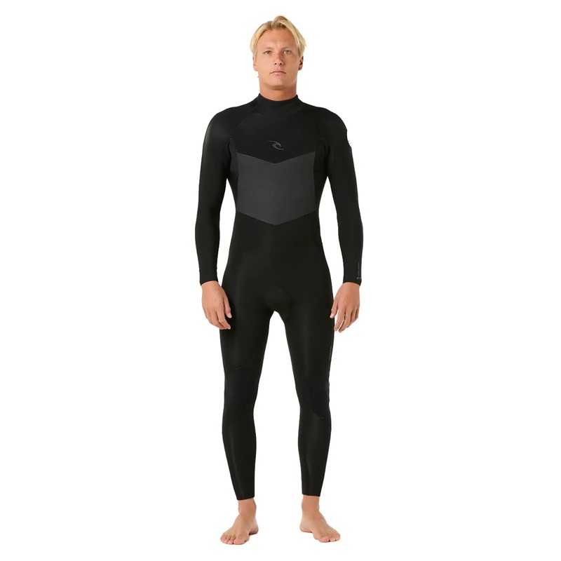 Rip Curl Dawn Patrol 3/2mm Back Zip Wetsuit - Black 2025