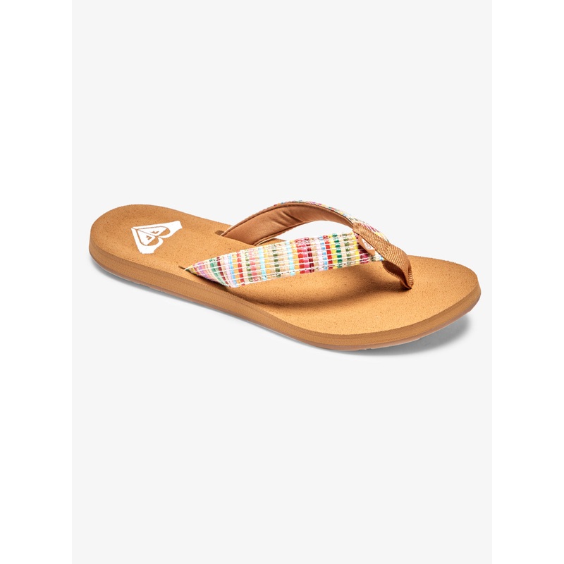 Roxy Porto Raffia Sandal-Multi