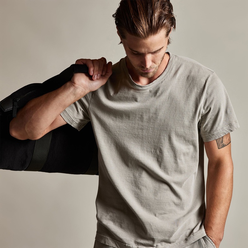 Short Sleeve Crew Neck - Dapple Pigment