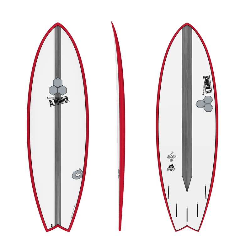 TORQ CHANNEL ISLANDS POD MOD 5'6" RED RAIL 31.3L