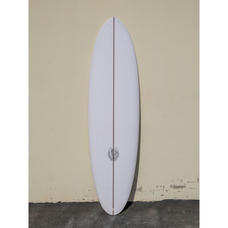 7'0" Thin Twin Clear Surfboard