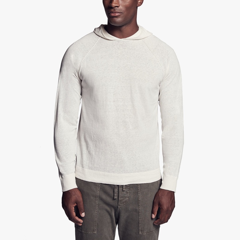 Recycled Cotton Hooded Sweater - Cotton