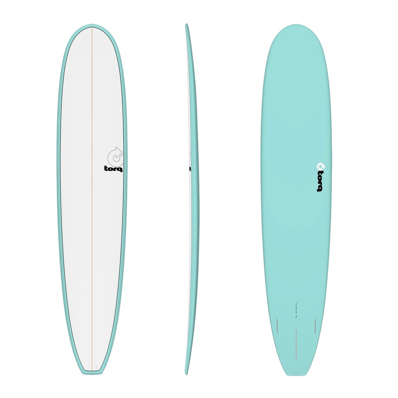 TORQ LONGBOARD 8'6" TET FUTURES - LIGHT TEAL/PINLINE 67.1L