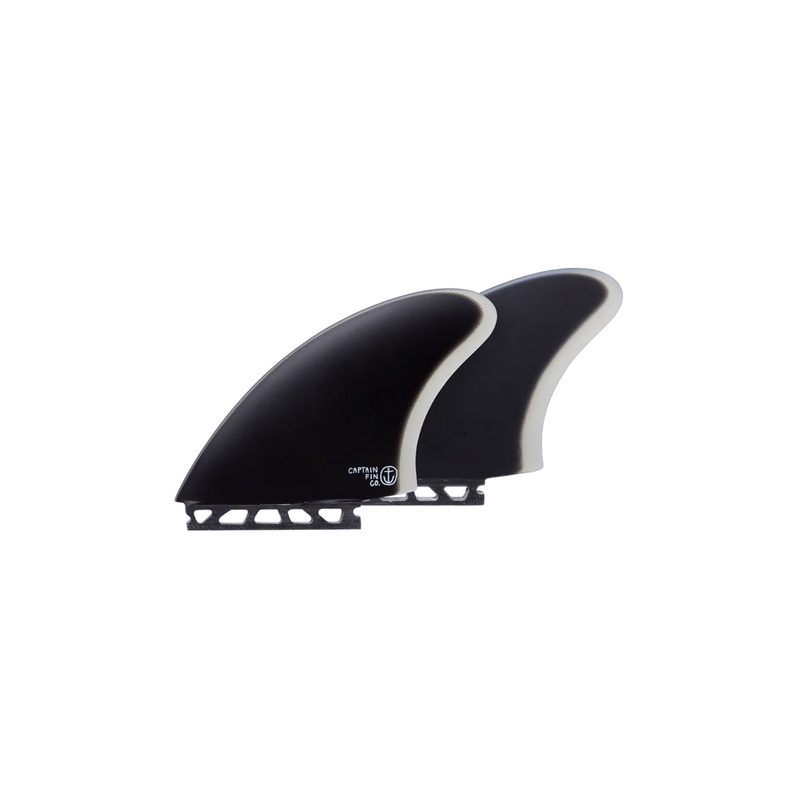 Captain Fin Co Keel Fin Set Black - Single Tab