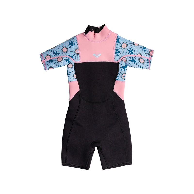 ROXY Girls 2/2mm Prologue Short Sleeve Back Zip Springsuit