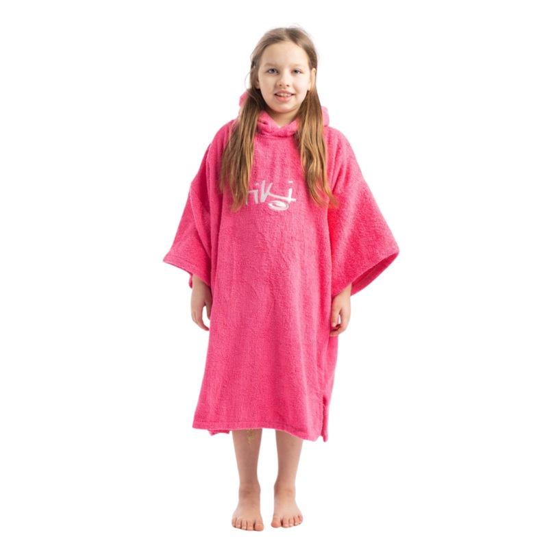 Tiki Junior Hooded Change Robe Pink