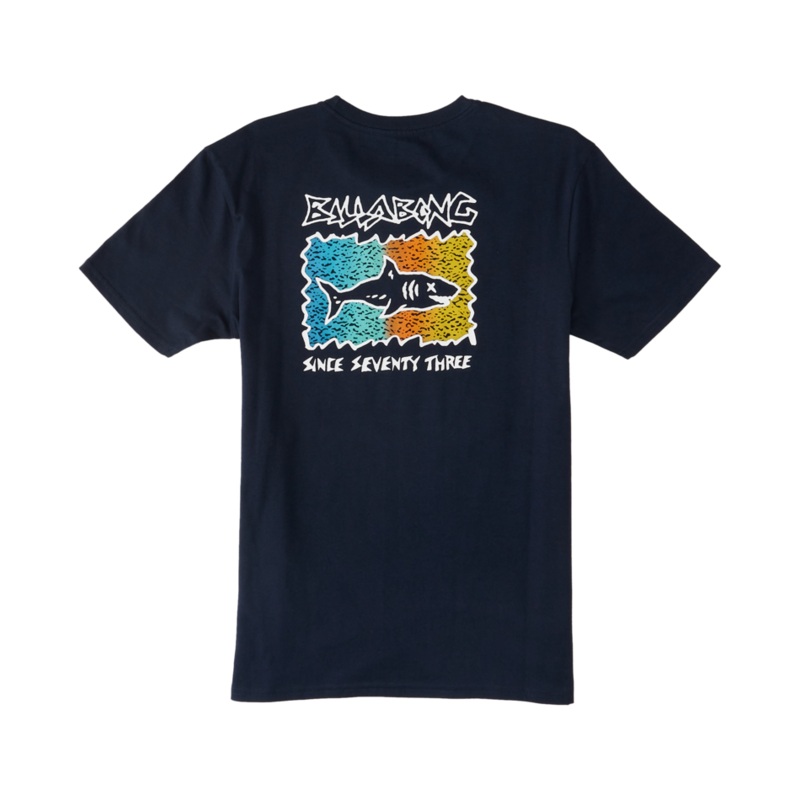 Billabong Boy's Sharky Tee-Navy