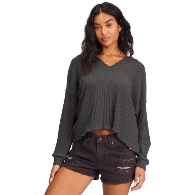 Billabong So Easy L/S Shirt-Off Black